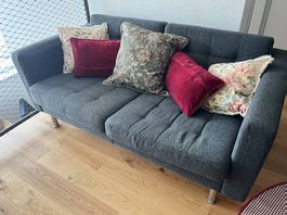 IKEA Landskrona 2er-Sofa, Gunnared dunkelgrau