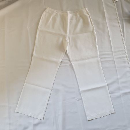 schöne lange weisse Sommerhose 42