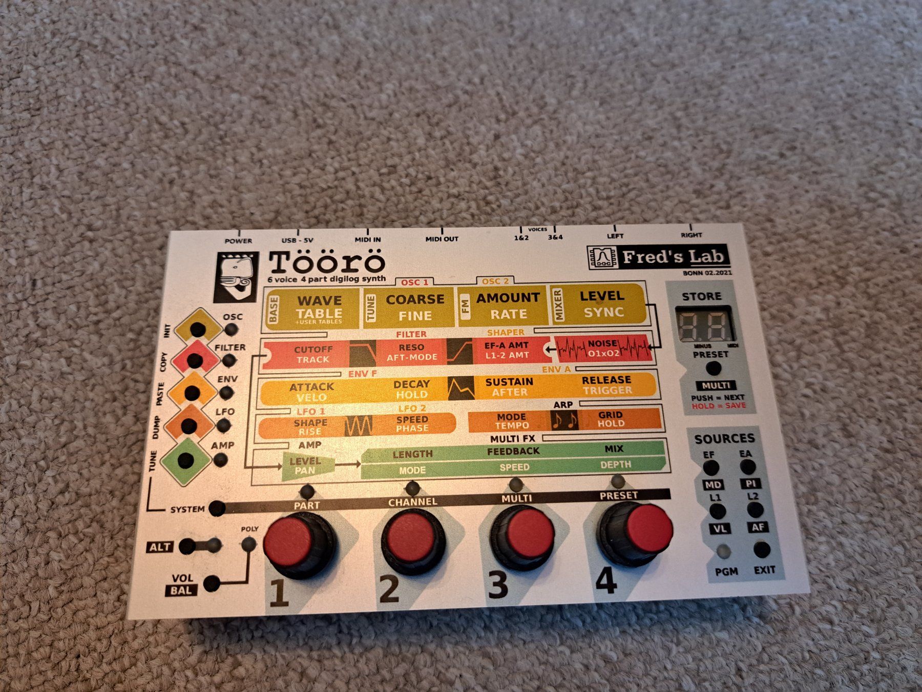 Strumenti musicali: Fred's Lab Töörö MK 1 – Usato da Romanshorn venduto da awoobh 1