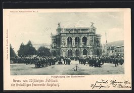 Ganzsache Bayern PP15D12 /02: Augsburg, 