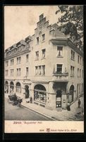 AK Zürich, Hotel Augustiner Hof, 1908