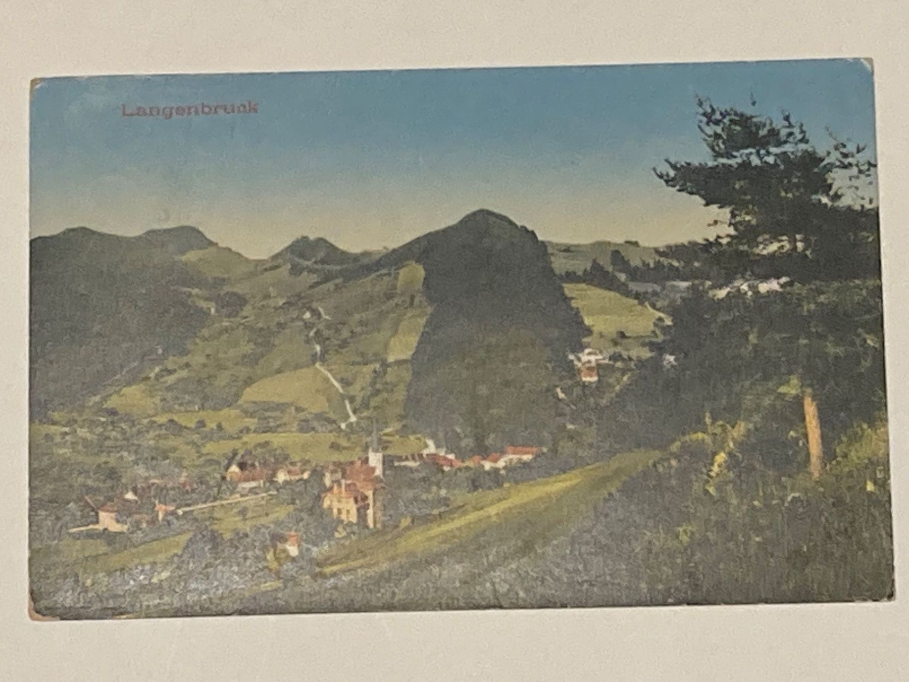 Ansichtskarten: 2.lX.12 AK WALDENBURG Farblitho – Gebraucht aus Buchrain von Blochha