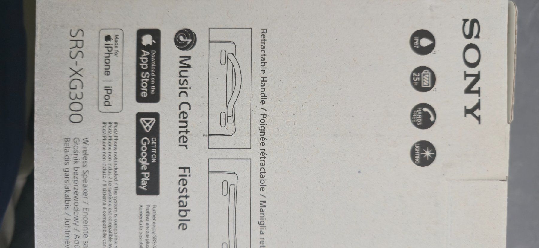Sony Casse acustiche: Sony SRS-XG300 Bluetooth Lautsprecher – Nuovo (secondo la descrizione) da Zürich venduto da Enver90 4