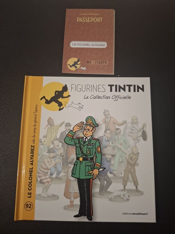 Figurines TinTin - deel 92 - Le colonel Alvarez aide de camp du général