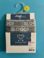 Slips Men Midi, SLOGGI GO, Grösse S  Farbe Grau (2 Stück)