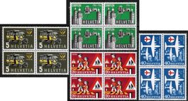 1956  Werbemarken   4 Block   postfrisch