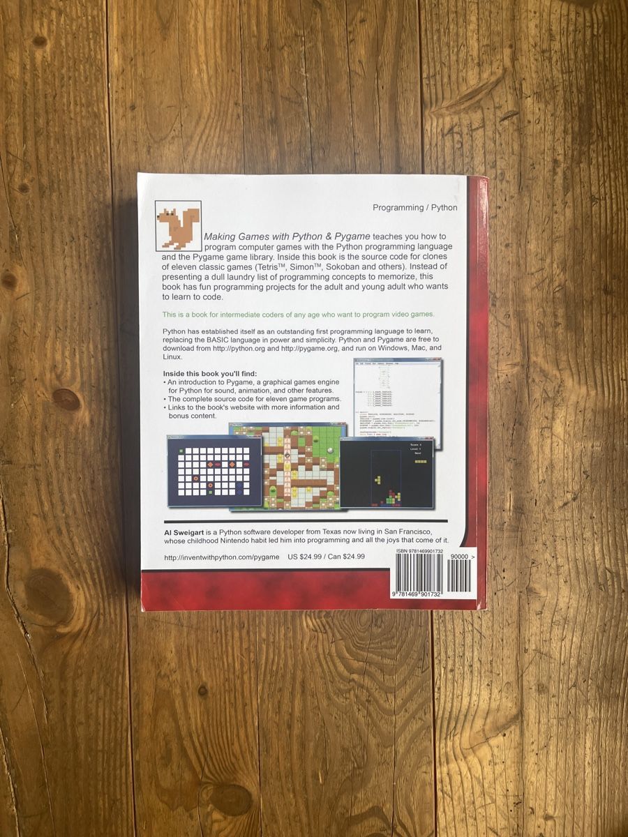 Bücher: Buch: Making Games with Python & Pygame – Gebraucht aus Zürich von  1
