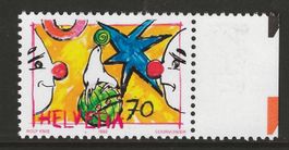 Abart Nr. 833.PF1 "Fleck im Auge" - postfrisch **