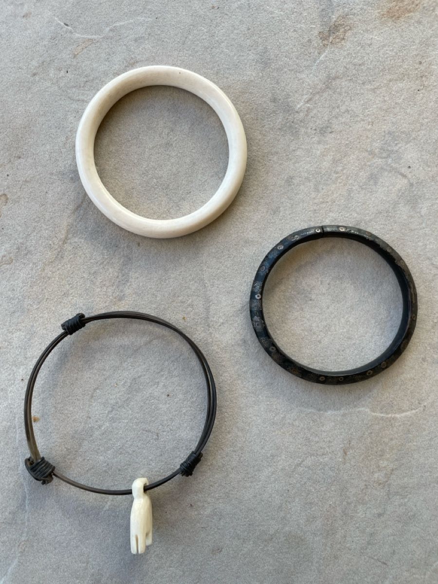 Armbänder & -reifen: Armreif Set 3-teilig div. Materialien – Gebraucht aus Zürich von Galfran