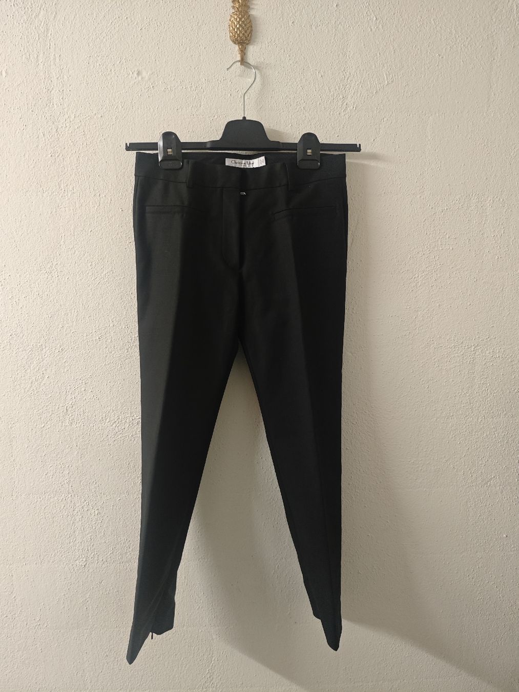 Dior Pantaloni: CHRISTIAN DIOR Hosen schwarz – Usato da Erlenbach ZH venduto da nlh 1