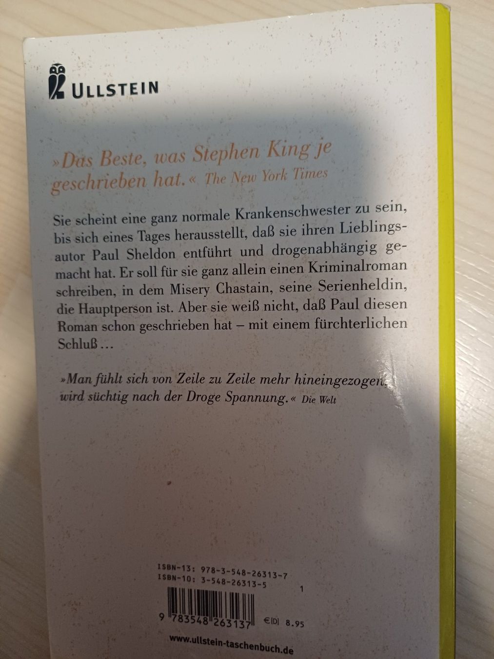 Libri: Buch Sie Stephen King – Usato da Walenstadt venduto da emynmuil1 1