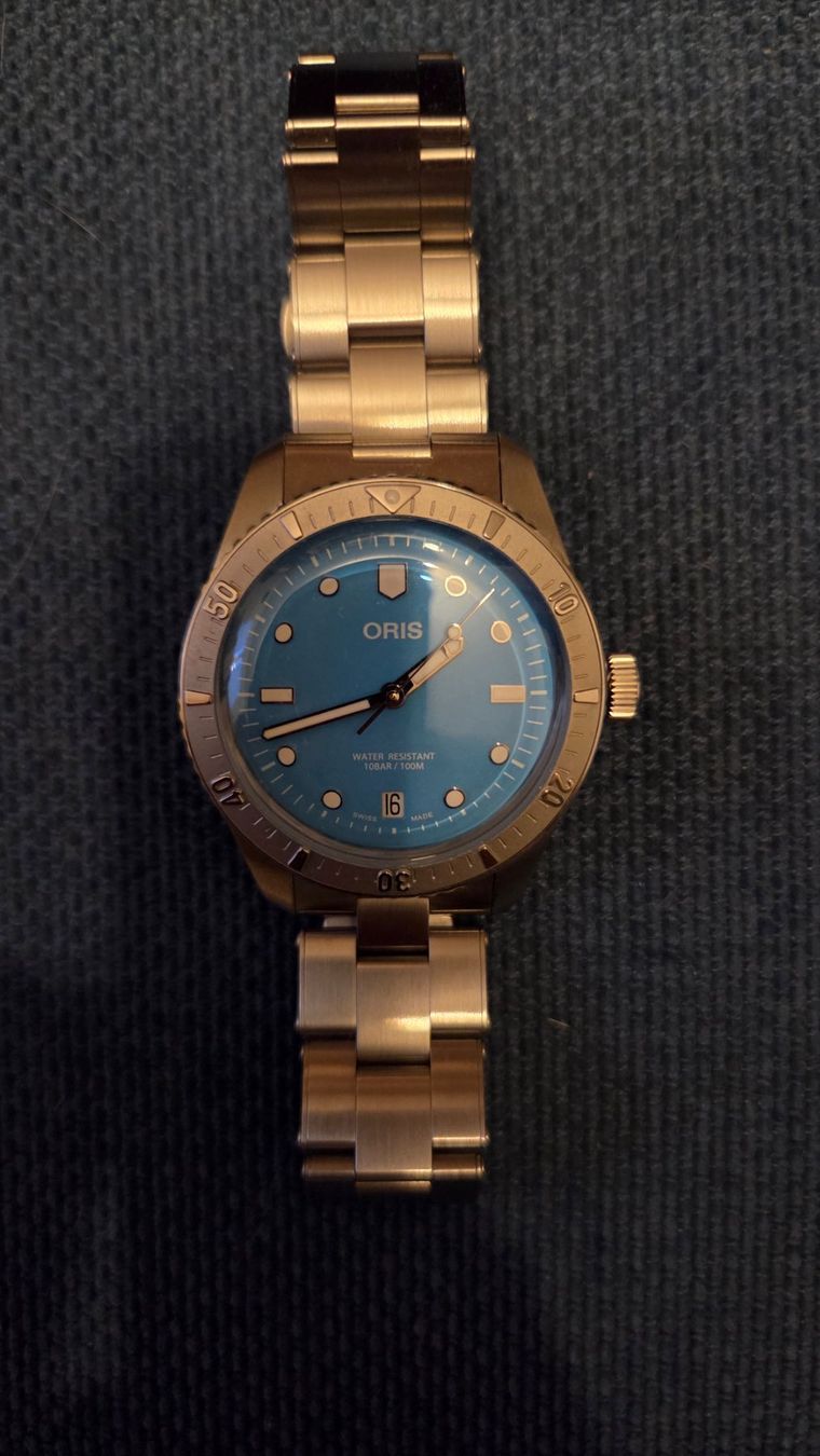 Oris Orologi: Oris Diver's Sixty-Five Turquoise, 38mm, Full-Set – Nuovo (secondo la descrizione) da Zwingen venduto da SA-122279 6
