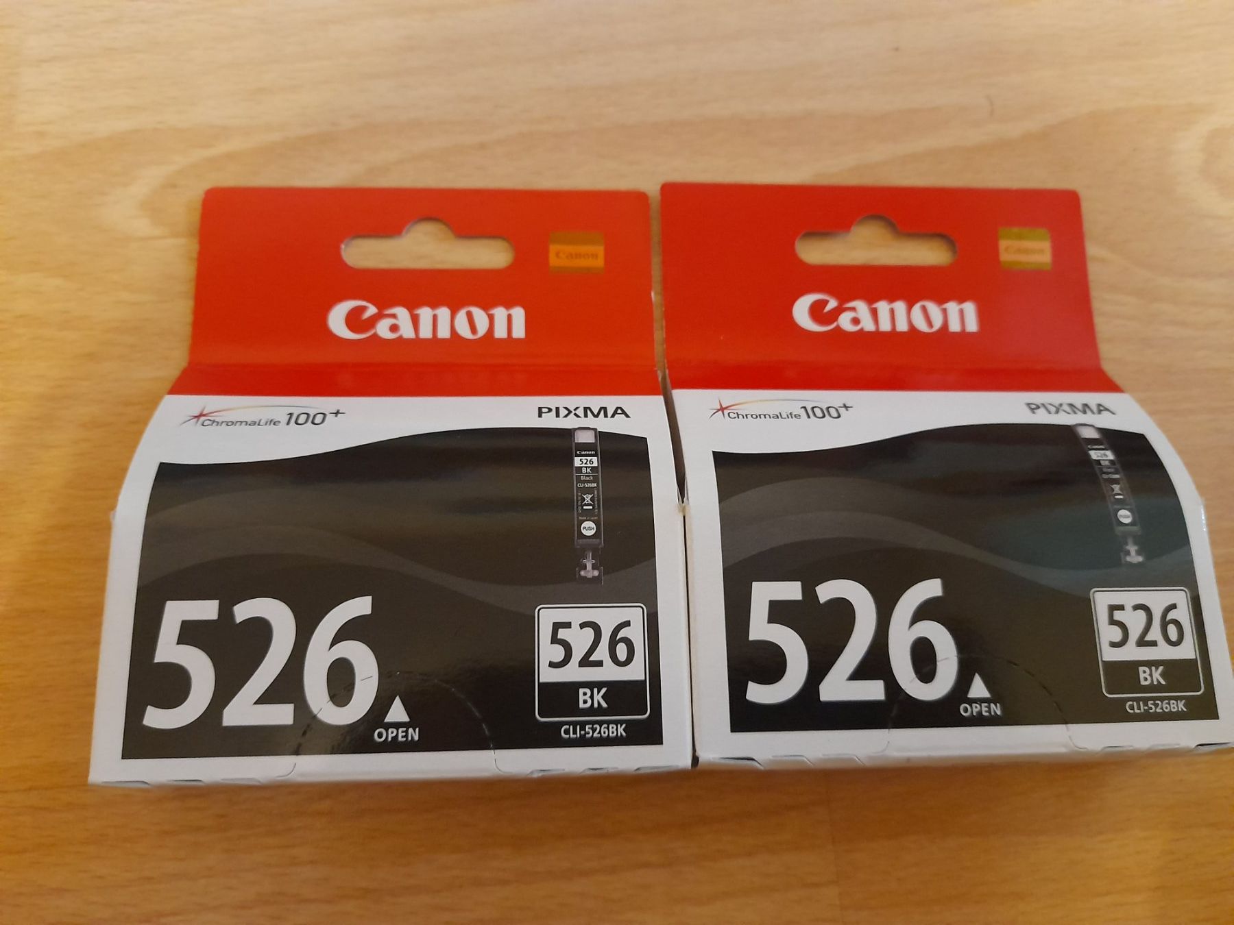 Canon Cartucce per stampanti & toner: 2x Canon Tintenpatronen CLI-526BK – Nuovo e nell'imballaggio originale da Lustmühle venduto da chevi03