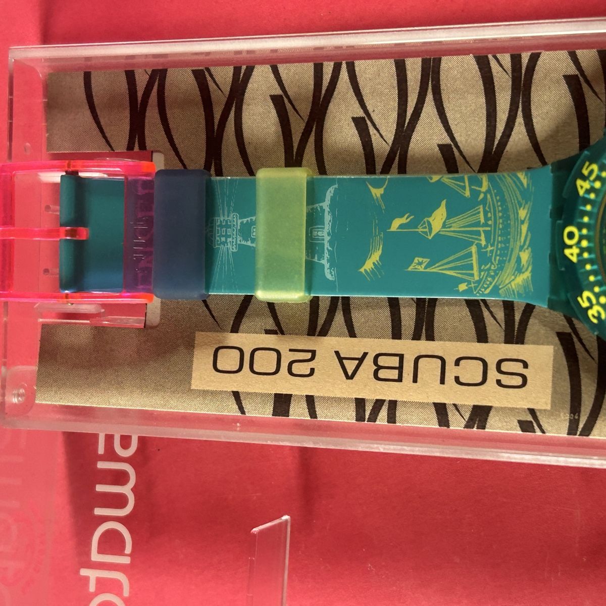 Swatch Orologi: Swatch Scuba 1994 türkis orig, verpackt – Nuovo (secondo la descrizione) da Laufen venduto da Bellavitaboom 2