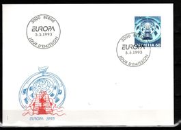 1993 - FDC / Europamarken - Haus der Medien