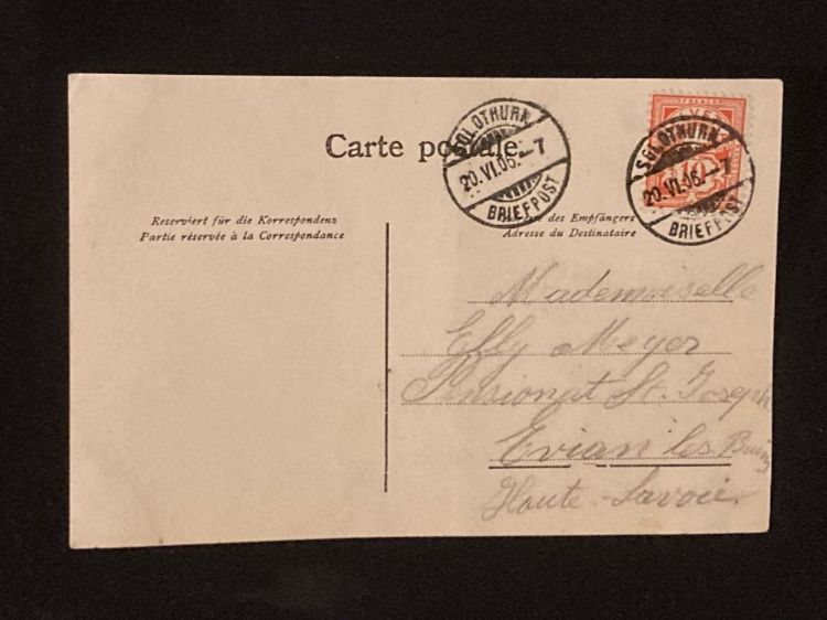 Cartoline postali: antike Postkarte  - AK  -1906 – Usato da zürich venduto da papalapa 1