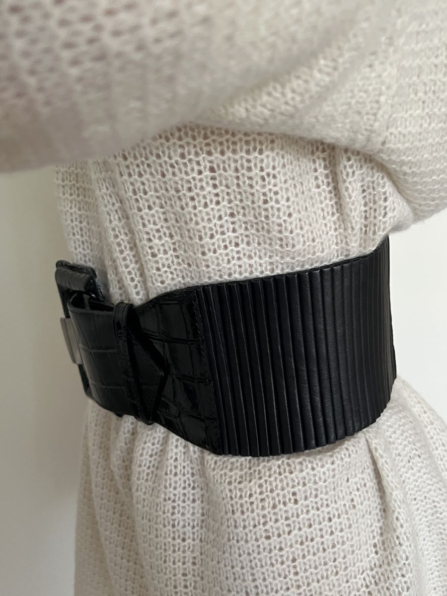 Cinture: ROCCO BAROCCO STRETCH LEDERGÜRTEL, XS – Usato da Bergdietikon venduto da pinkerton13 3