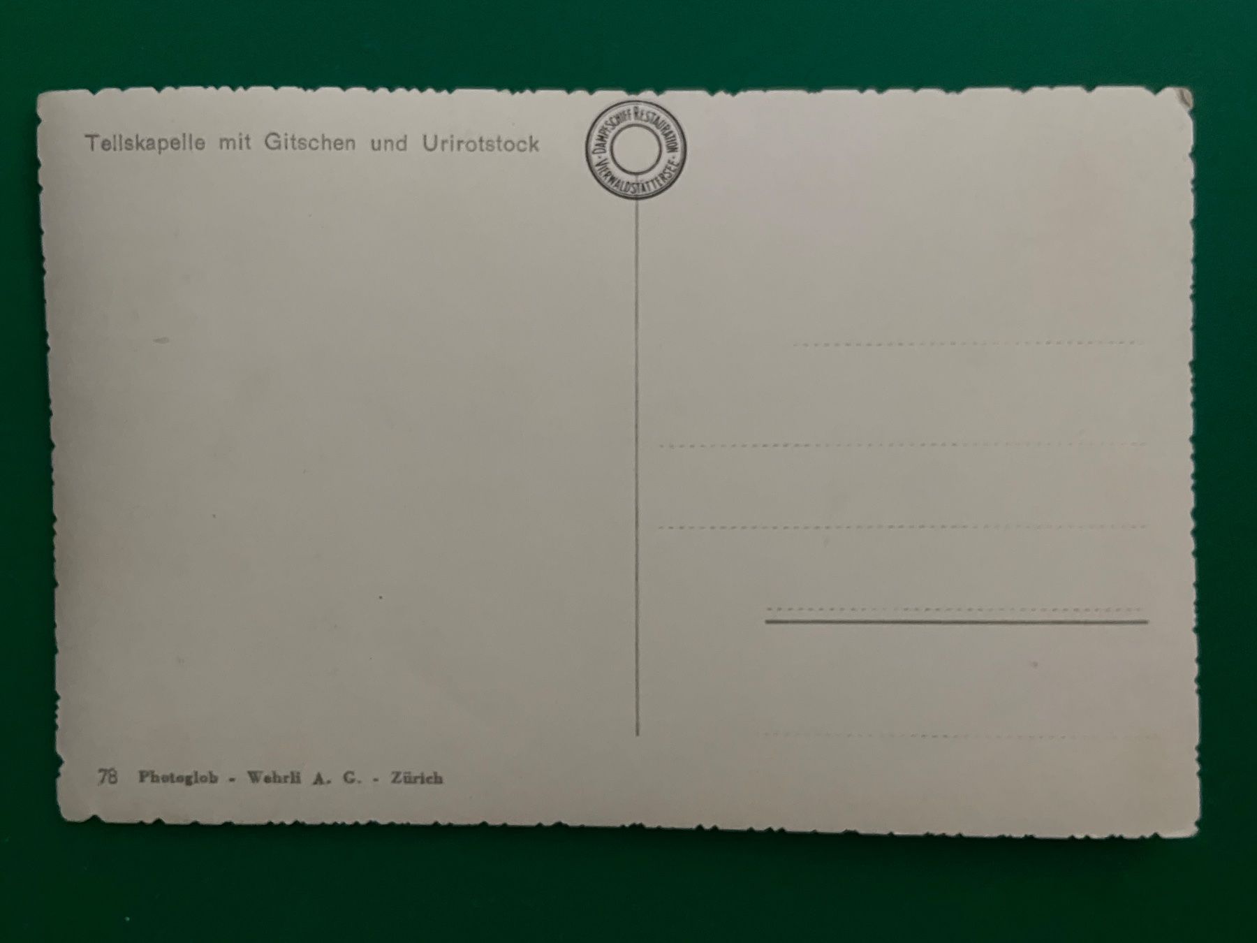 Cartoline postali: Tellskapelle – Usato da Steg VS venduto da _vinci_ 1