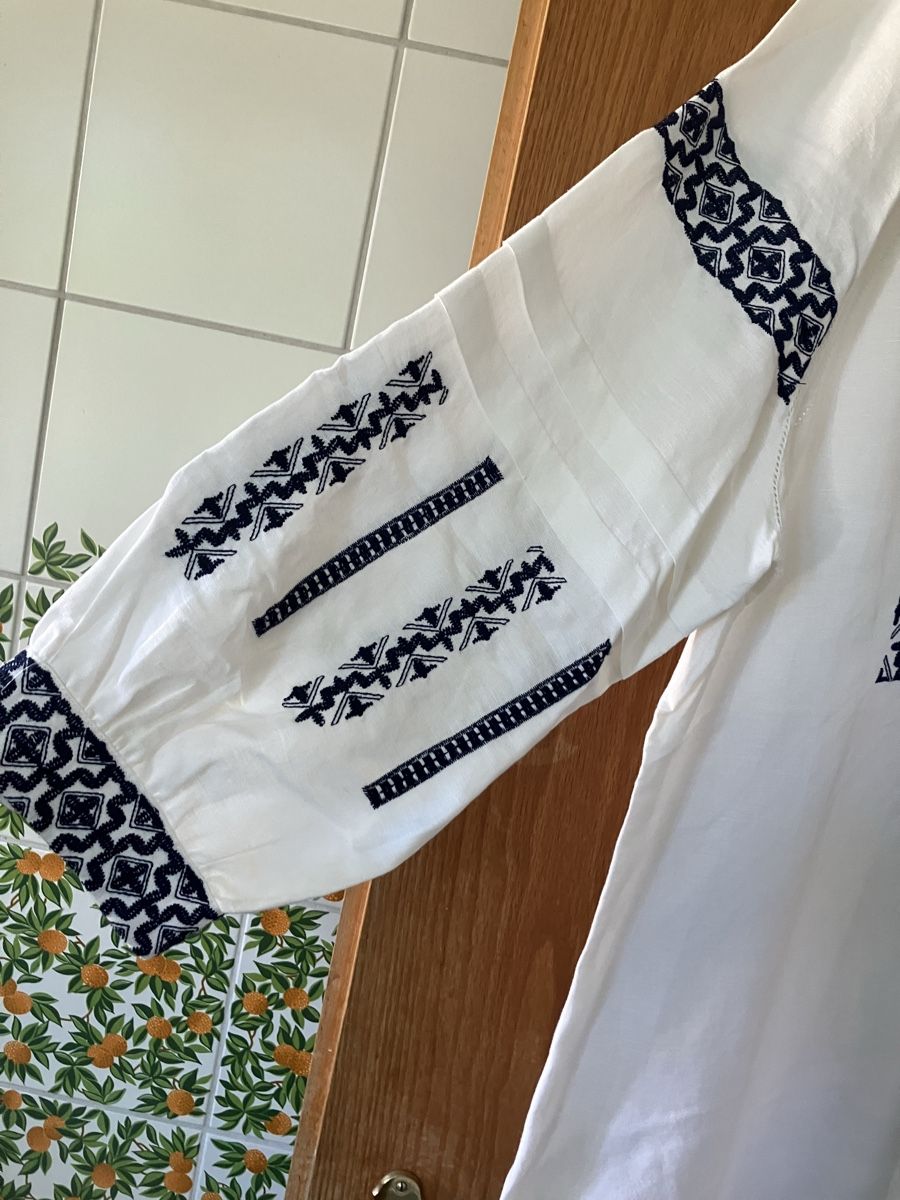 Vestiti: Neues besticktes Leinenkleid Gr L – Nuovo (secondo la descrizione) da Bassersdorf venduto da groovygremlin 2