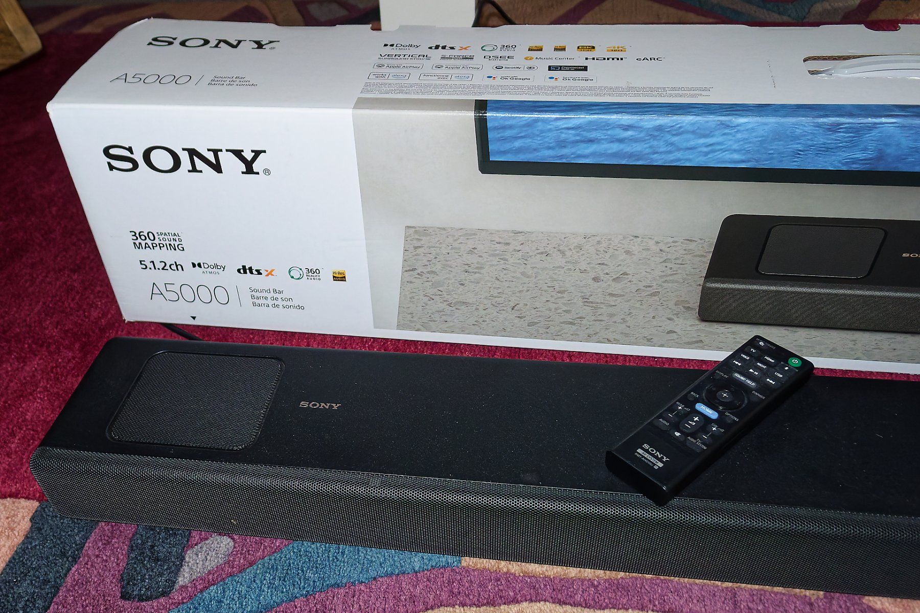 Sony Home Cinema: Soundbar SONY HT-A5000  teildefekt – Difettoso da Aristau venduto da Curtis11
