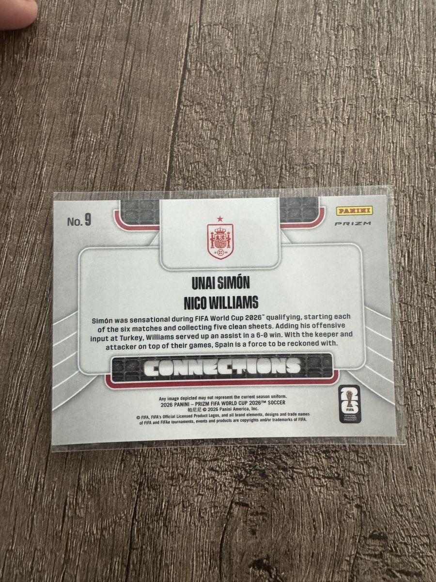 Panini Sammelbilder & Trading cards: Unai Simon + Nico Williams Connection #9 – Gebraucht aus Zollikofen von Bebby12 1