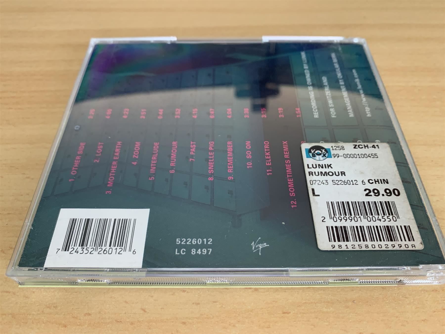CDs: Lunik – Rumour – Gebraucht aus Rikon im Tösstal von Alpenmutz 1