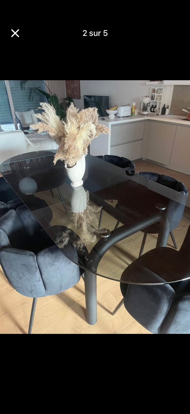 Tische: Table ovale noire LaRedoute – Gebraucht aus Mont-sur-Lausanne von cla_f8q7 3