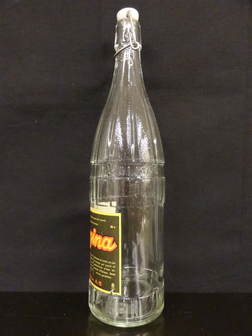 Gläser, Krüge & Flaschen: alte Flasche ORANGINA EGLISAU 1965 – Gebraucht aus Kerzers von Flaschenposten 5