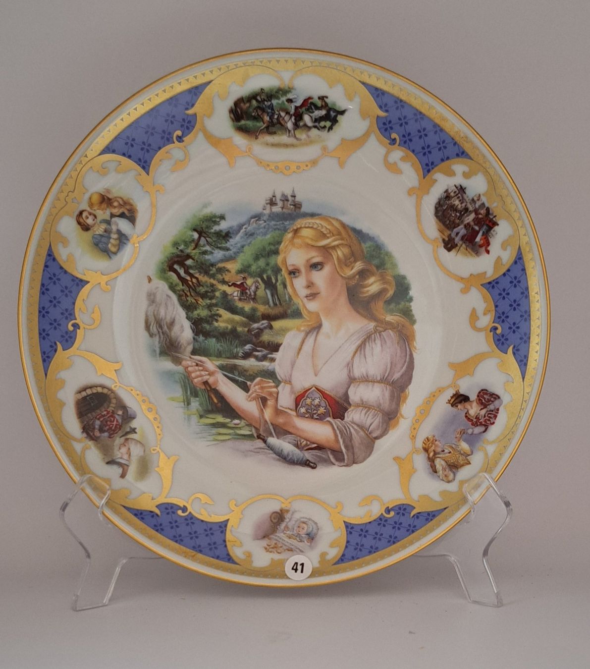 Teller: Seltene Teller von Tégou, Paris, Die schönsten Märchen, 9 T. – Neu (gemäss Beschreibung) aus Sta. Maria V. M. von saira2017 3