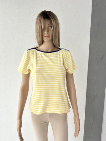 Tommy Hilfiger Yellow Striped Top, Size Medium, Summer☀️