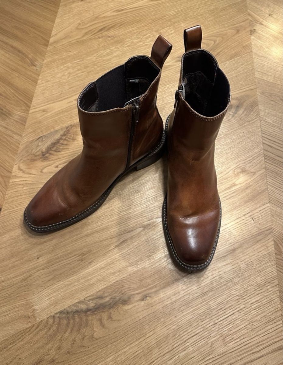 Scarpe da donna: Damen Stiefeletten cognac Grösse 40 – Usato da Winterthur venduto da Fiore0011 5