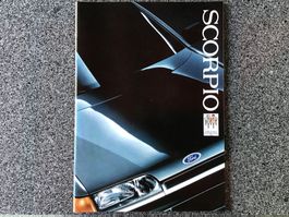Ford Scorpio Verkaufsprospekt 46 Seite mit Preisliste 1985