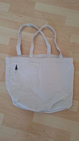 Nikin Stofftasche beige mit Baumstickerei guter Zustand