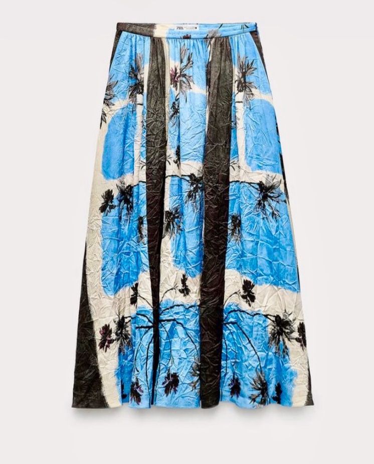 Zara Gonne: ZARA Rock mit Print - neu - – Nuovo (secondo la descrizione) da Jona venduto da vanessasupermarket20 5