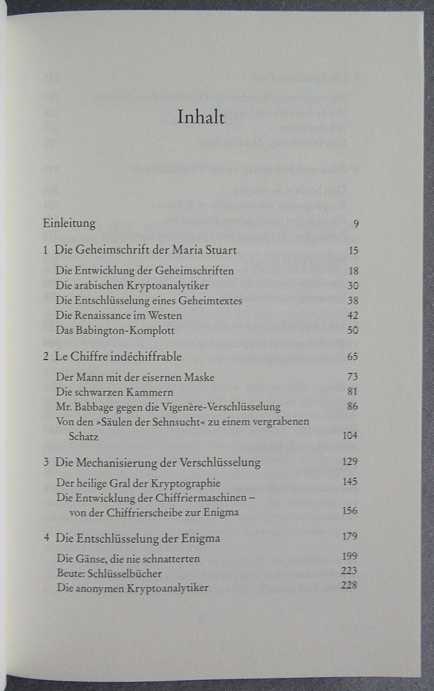 Libri: Geheime Botschaften - Kunst der Verschlüsselung  Simon Singh – Usato da Auenstein venduto da Padabimbim 2