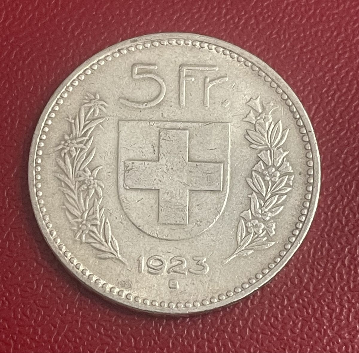 Tutti le monete: 5 Fr. 1923 Silbermünze – Usato da Meilen venduto da Silver-Rules