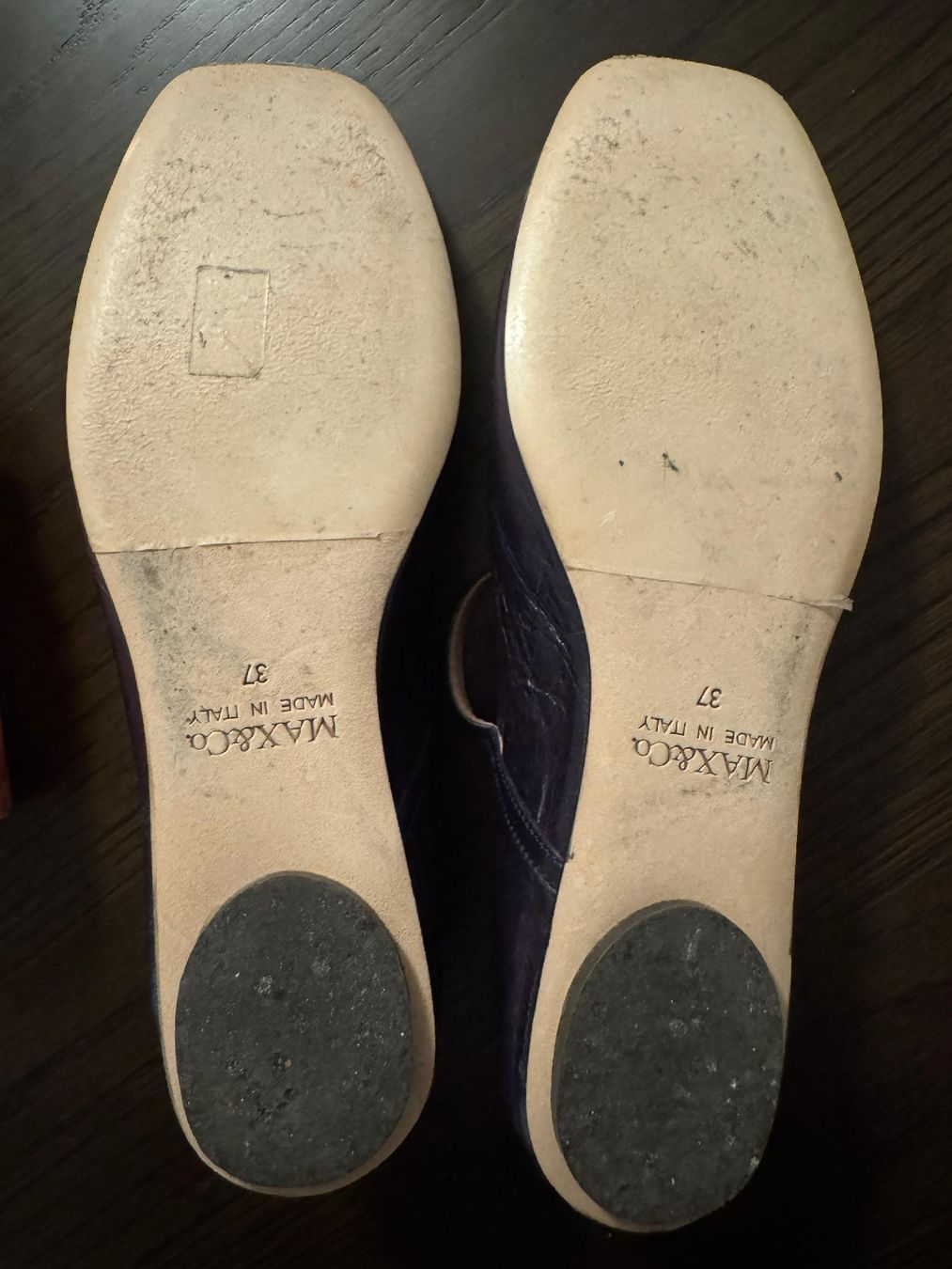 Scarpe da donna: Max&Co. Purple Leather Flats - Size 37 – Nuovo (secondo la descrizione) da Lausanne venduto da jai_h2mz 2