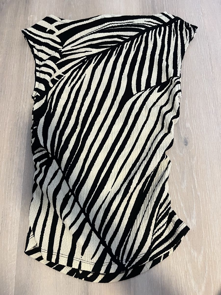 Tops: Top gemustert schwarz-beige XS neu – Neu (gemäss Beschreibung) aus Birrwil von vanyboo 1