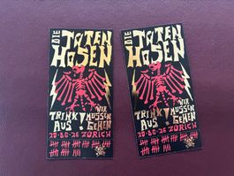 2 Karten - Die Toten Hosen - 20.06.26 - Zürich Letzigrund