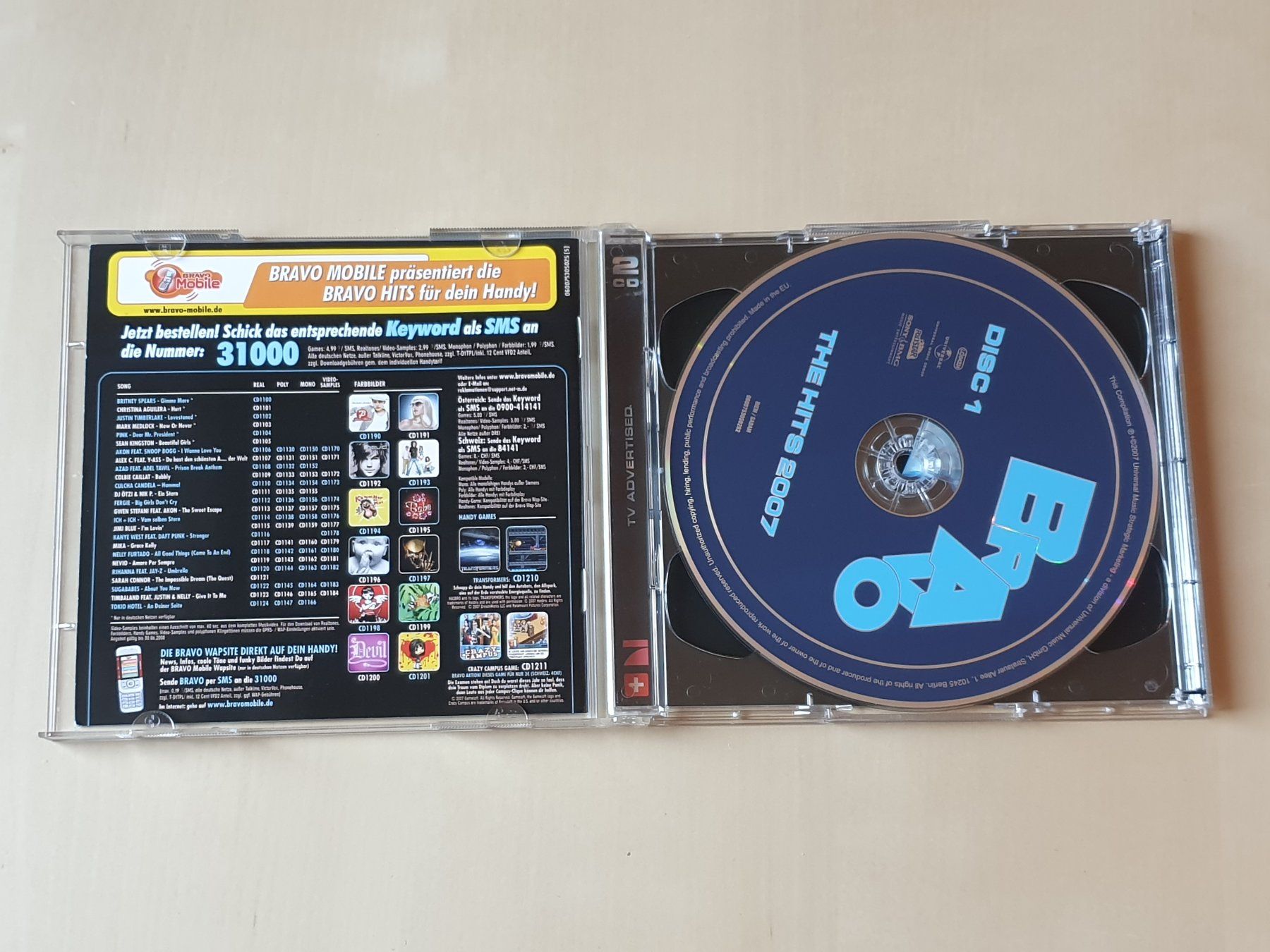 CD: Bravo The Hits 2007 – Usato da Stansstad venduto da collectorsshop 2
