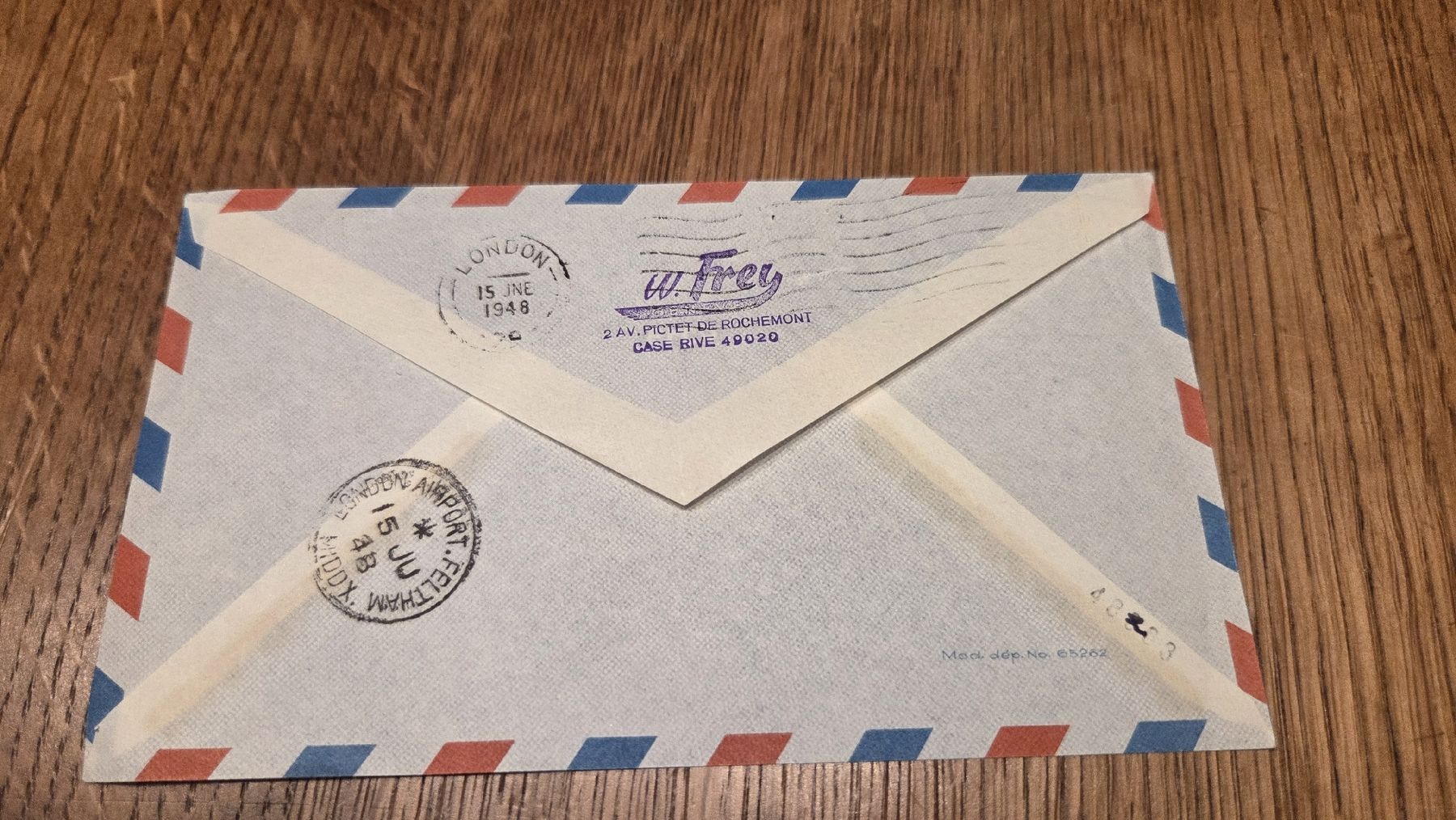 Tous les timbres: 1948 Zürich  - London Probe- oder Testflug – D'occasion à Arni AG par Moth68 1
