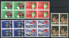 1981, Sonderpostmarken I, Viererblöcke ** (2)