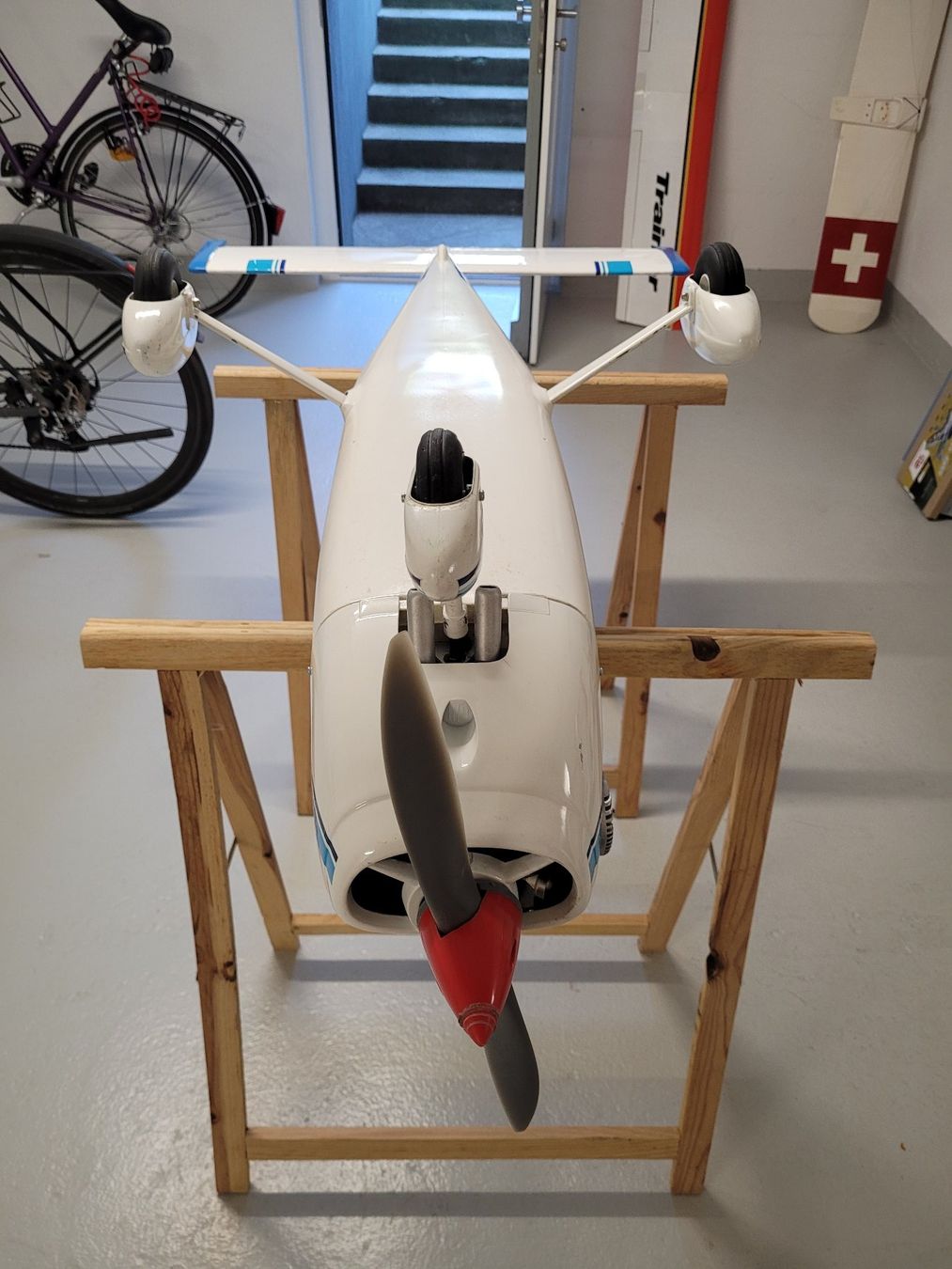 Cessna Modellismo RC: Grosse, schöne Cessna Cardinal, mit Motor und Servos – Difettoso da Winterthur venduto da testi67 6