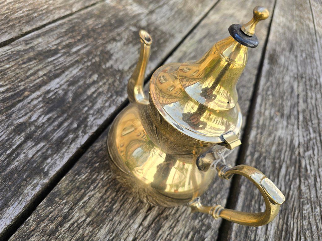 Teiere: Metall: Teekrug Messing M-ANGEBOT – Usato da Romanshorn venduto da Rachacha 1