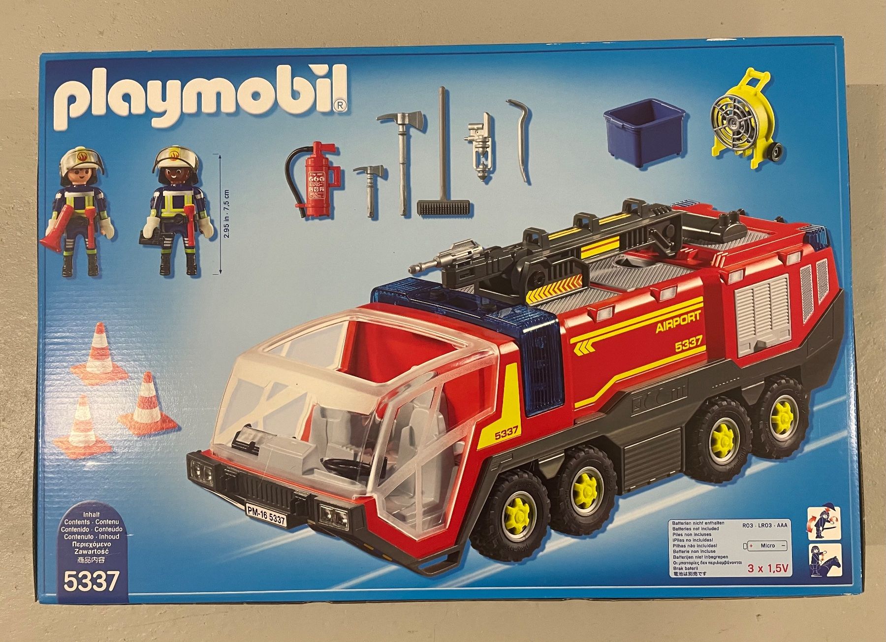 Playmobil Giocattoli: Playmobil 5337 Flughafen-Feuerwehr – Nuovo e nell'imballaggio originale da Sursee venduto da Toni-SpielSursee 1