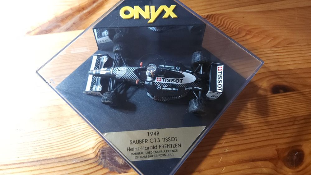 Miniature Onyx 1/43 – Sauber Mercedes C13 Tissot N°194B, Heinz-Harald Frentzen
