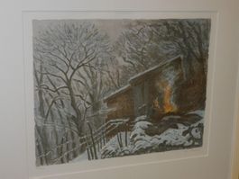 Sammlung Schweizer Künstler - Lithografie v Sautter W. sign