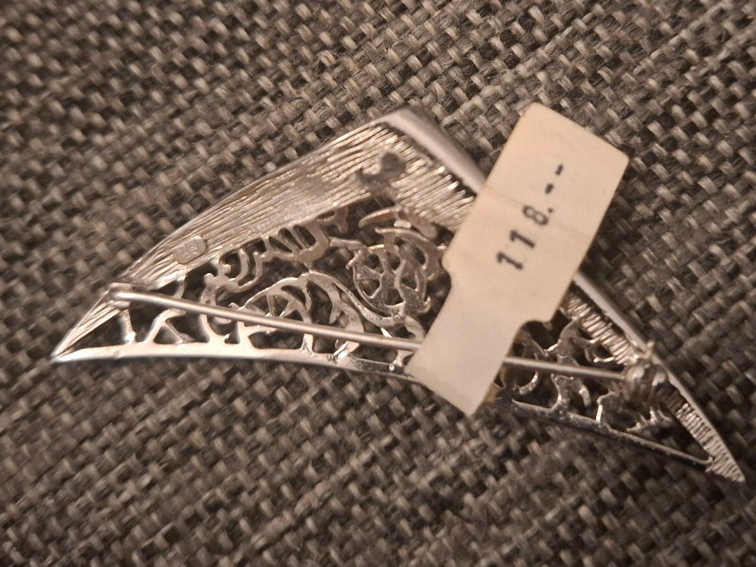 Spille & Fermagli: Elegante Vintage Brosche 925er Silber – Nuovo (secondo la descrizione) da Birmensdorf ZH venduto da Ducati025 2