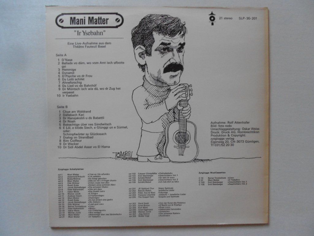 Dischi in vinile: MANI MATTER  -  IR YSEBAHN – Usato da Bex venduto da Giorgiob 1
