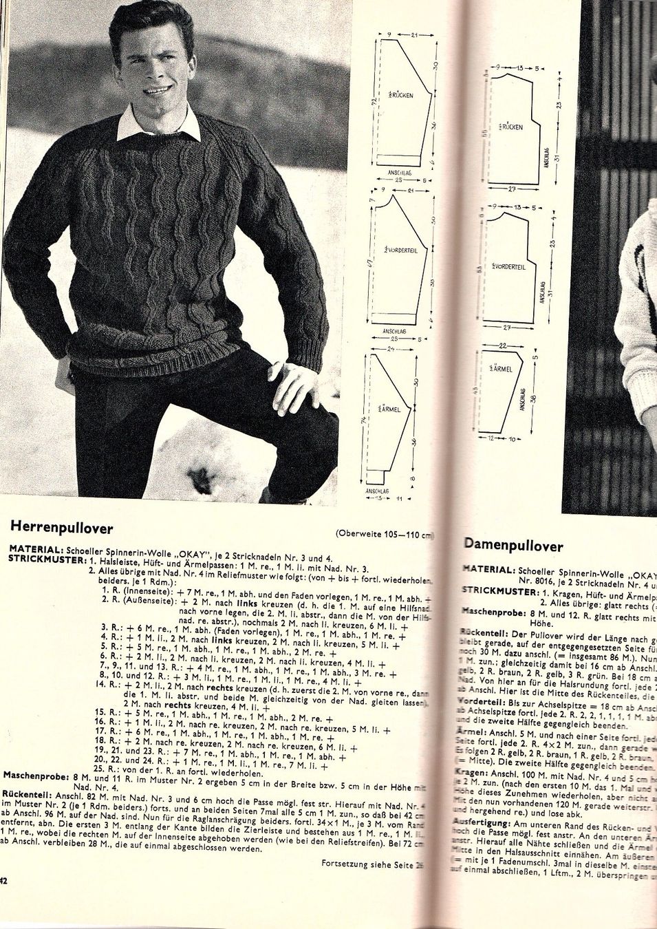 Riviste & Magazine: Strickheft Schnittmuster 1950er – Usato da Mörschwil venduto da lindaswunderkiste 2